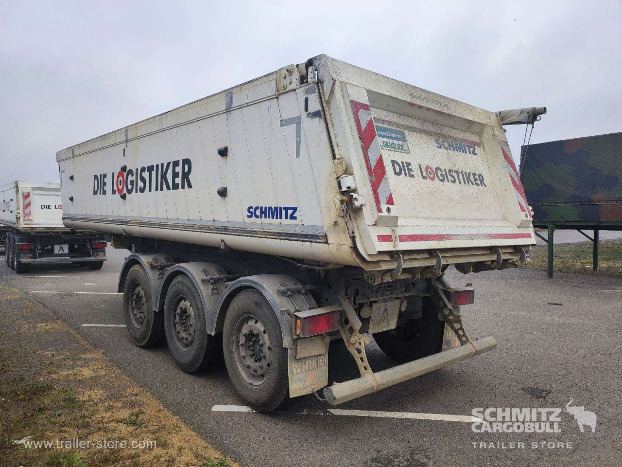 SCHMITZ Auflieger Kipper Alukastenmulde 24m³ - Tipper semi-trailer: picture 4 SCHMITZ Auflieger Kipper Alukastenmulde 24m³ - Tipper semi-trailer: picture 4