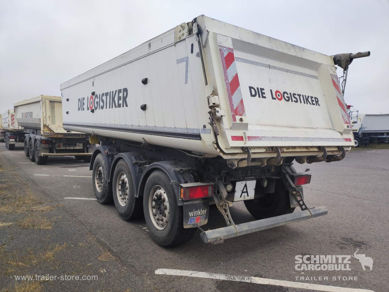 SCHMITZ Auflieger Kipper Alukastenmulde 24m³ - Tipper semi-trailer: picture 4 SCHMITZ Auflieger Kipper Alukastenmulde 24m³ - Tipper semi-trailer: picture 4