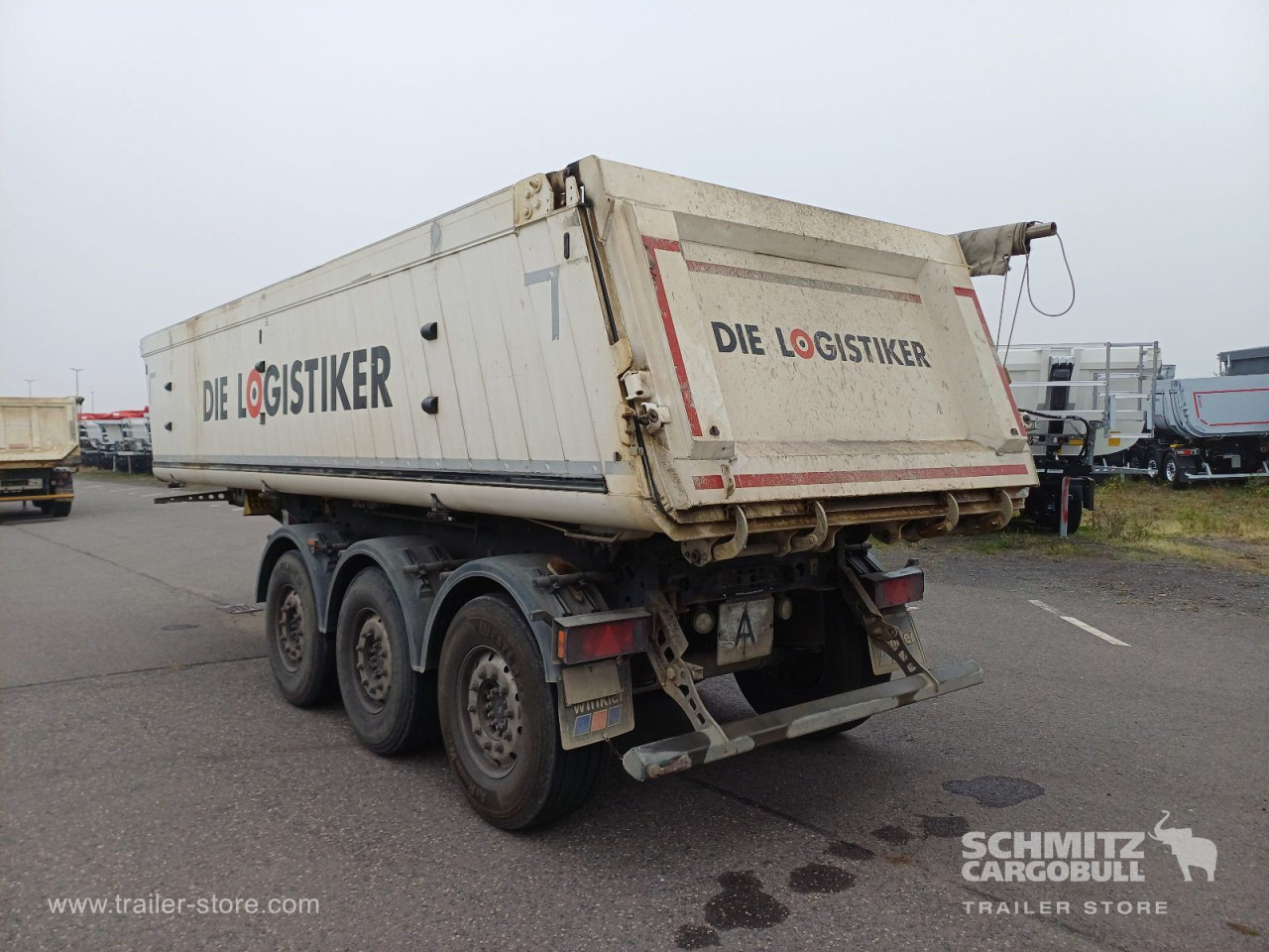 SCHMITZ Auflieger Kipper Alukastenmulde 24m³ - Tipper semi-trailer: picture 4 SCHMITZ Auflieger Kipper Alukastenmulde 24m³ - Tipper semi-trailer: picture 4