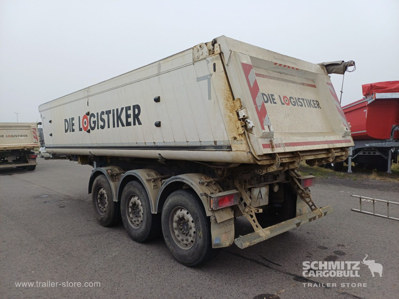 SCHMITZ Auflieger Kipper Alukastenmulde 24m³ - Tipper semi-trailer: picture 4 SCHMITZ Auflieger Kipper Alukastenmulde 24m³ - Tipper semi-trailer: picture 4