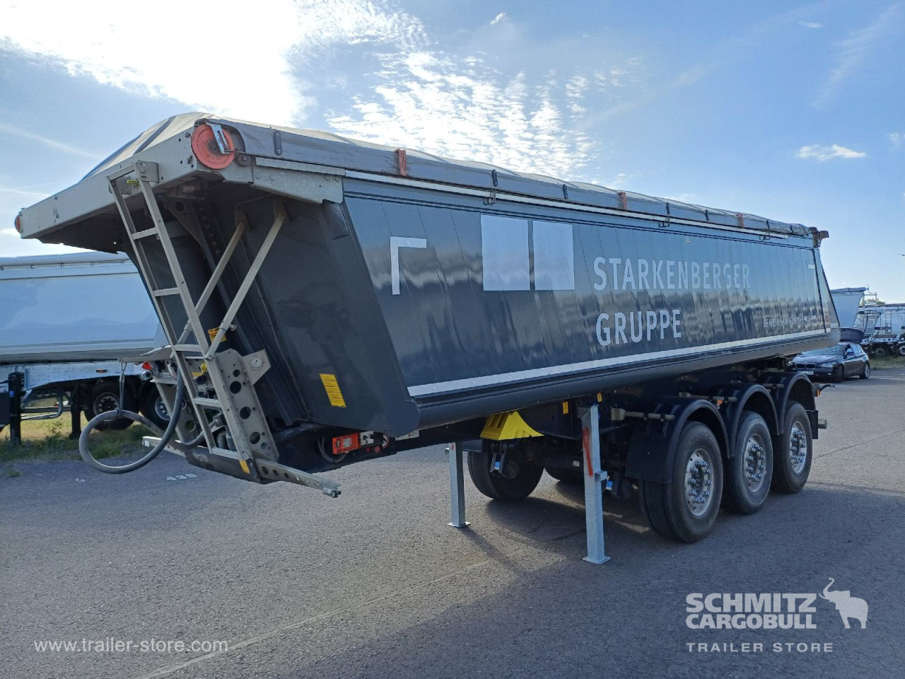 Tipper semi-trailer SCHMITZ Auflieger Kipper Alukastenmulde 24m³: picture 7