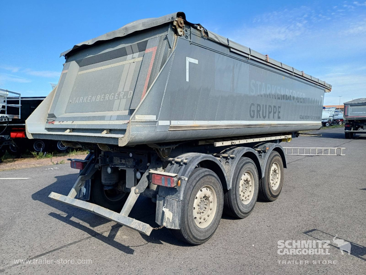 Tipper semi-trailer SCHMITZ Auflieger Kipper Alukastenmulde 24m³: picture 8