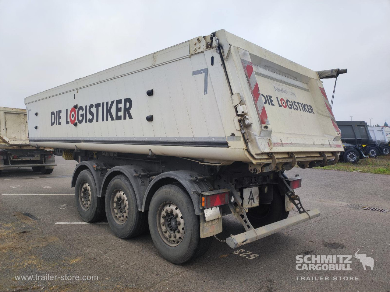 SCHMITZ Auflieger Kipper Alukastenmulde 24m³ - Tipper semi-trailer: picture 4 SCHMITZ Auflieger Kipper Alukastenmulde 24m³ - Tipper semi-trailer: picture 4