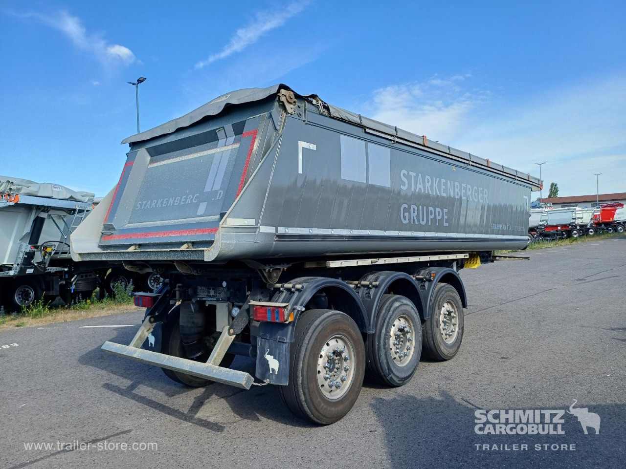Tipper semi-trailer SCHMITZ Auflieger Kipper Alukastenmulde 24m³: picture 8
