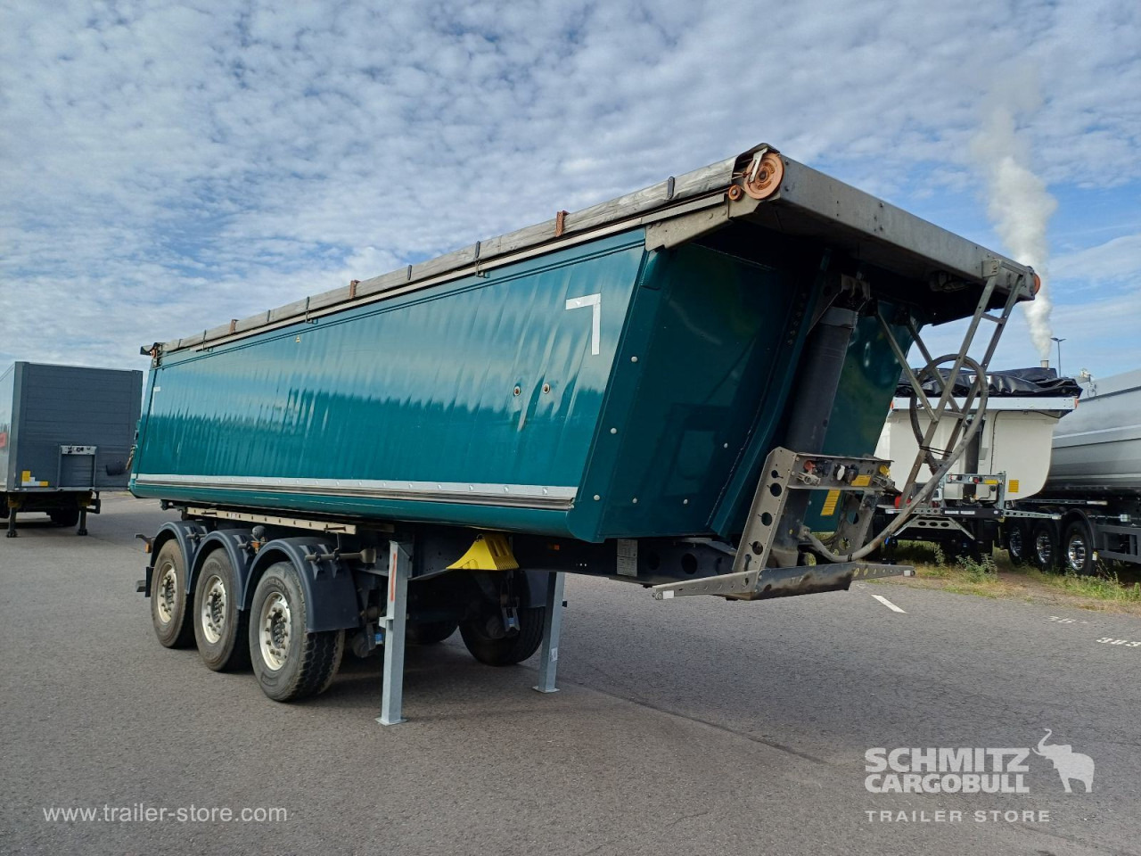 SCHMITZ Auflieger Kipper Alukastenmulde 27m³ - Tipper semi-trailer: picture 1 SCHMITZ Auflieger Kipper Alukastenmulde 27m³ - Tipper semi-trailer: picture 1