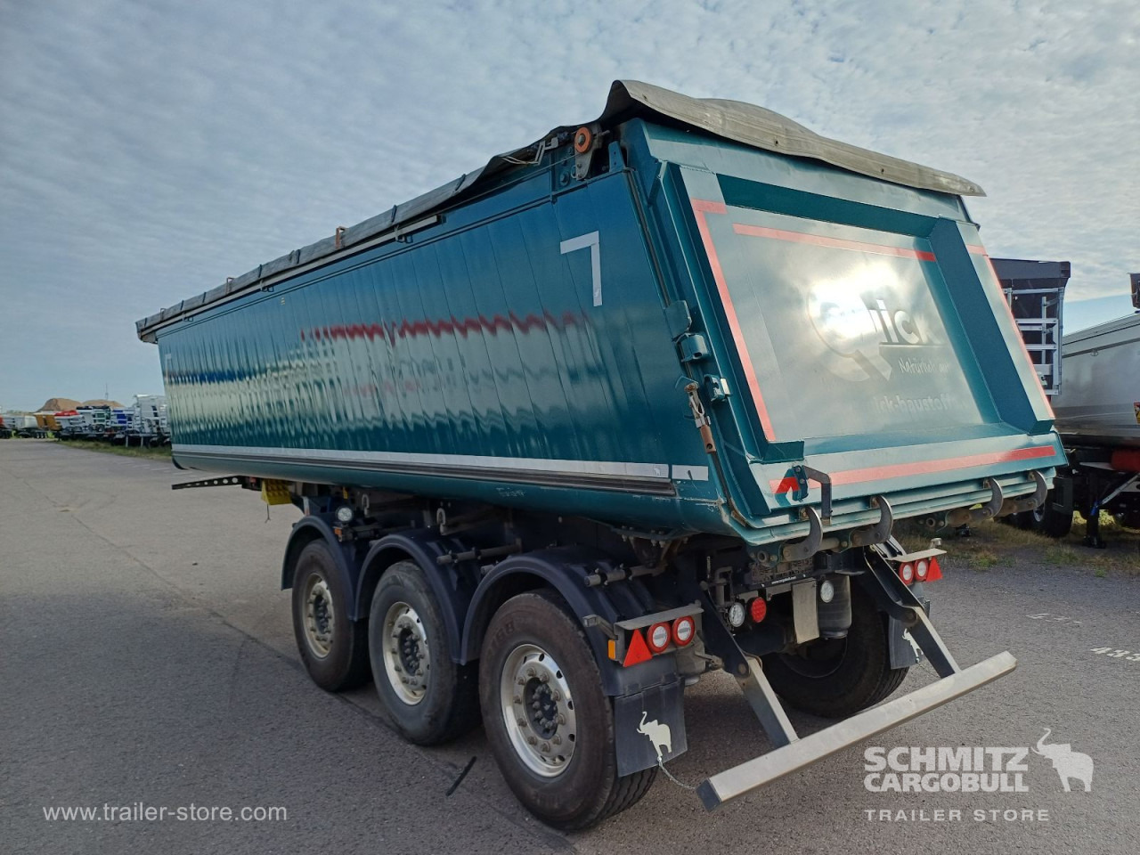 SCHMITZ Auflieger Kipper Alukastenmulde 27m³ - Tipper semi-trailer: picture 5 SCHMITZ Auflieger Kipper Alukastenmulde 27m³ - Tipper semi-trailer: picture 5