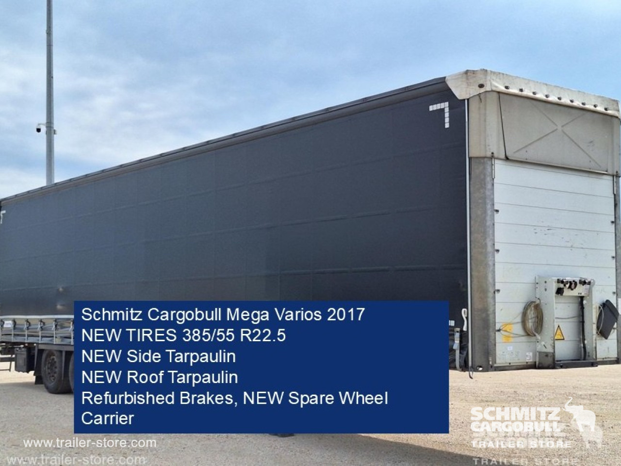 SCHMITZ Curtainsider Mega - Curtainsider semi-trailer: picture 1 SCHMITZ Curtainsider Mega - Curtainsider semi-trailer: picture 1