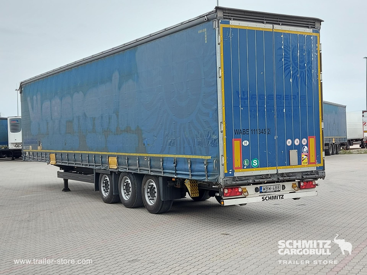 SCHMITZ Curtainsider Mega - Curtainsider semi-trailer: picture 4 SCHMITZ Curtainsider Mega - Curtainsider semi-trailer: picture 4