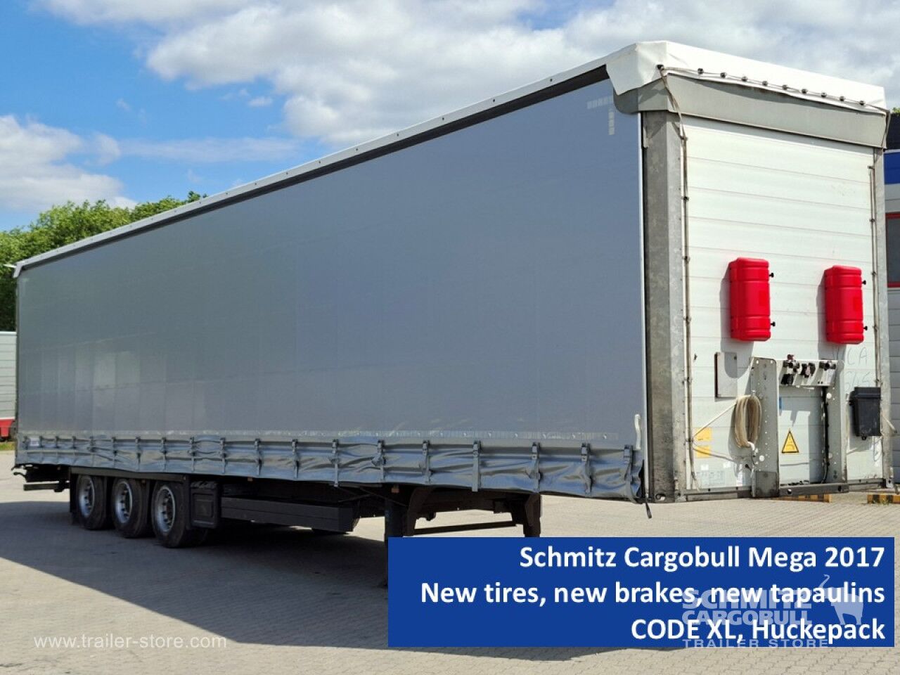 SCHMITZ Curtainsider Mega - Curtainsider semi-trailer: picture 1 SCHMITZ Curtainsider Mega - Curtainsider semi-trailer: picture 1