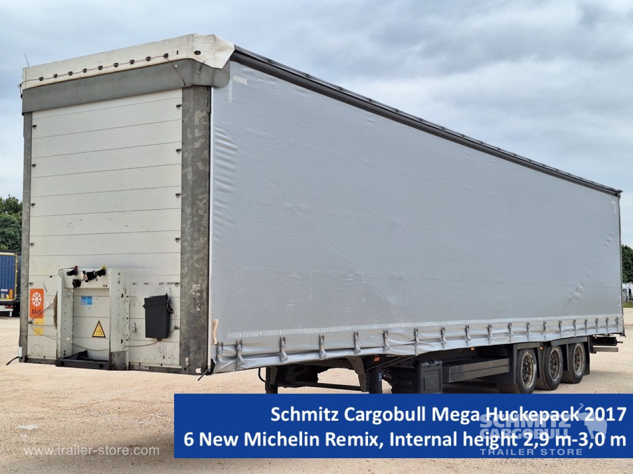 SCHMITZ Tolóponyva Mega - Curtainsider semi-trailer: picture 1 SCHMITZ Tolóponyva Mega - Curtainsider semi-trailer: picture 1