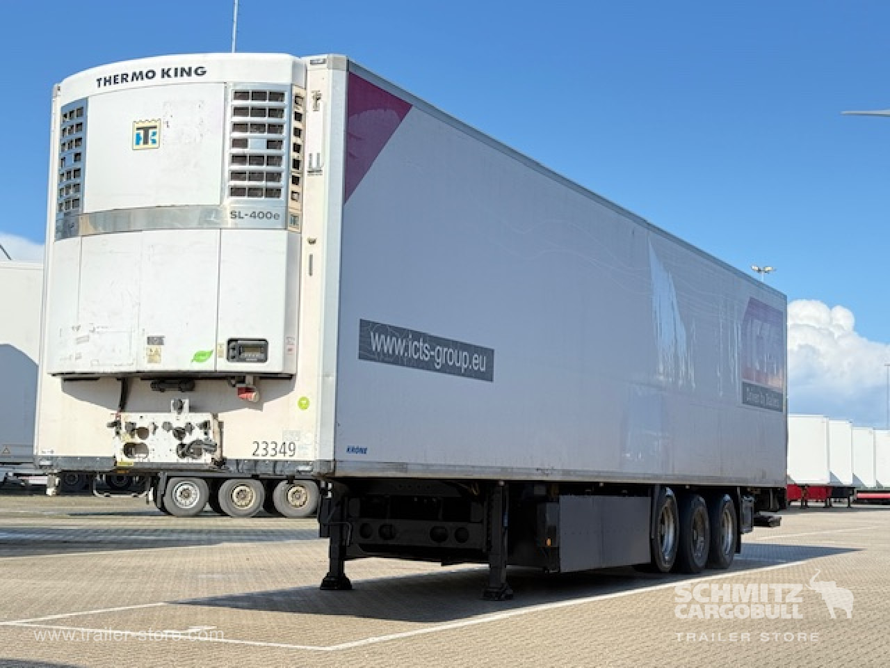 KRONE Oplegger Vries Standard Taillift - Isothermal semi-trailer: picture 1 KRONE Oplegger Vries Standard Taillift - Isothermal semi-trailer: picture 1
