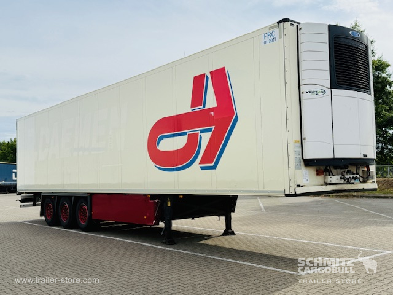 Isothermal semi-trailer SCHMITZ Oplegger Vries Multitemp: picture 11