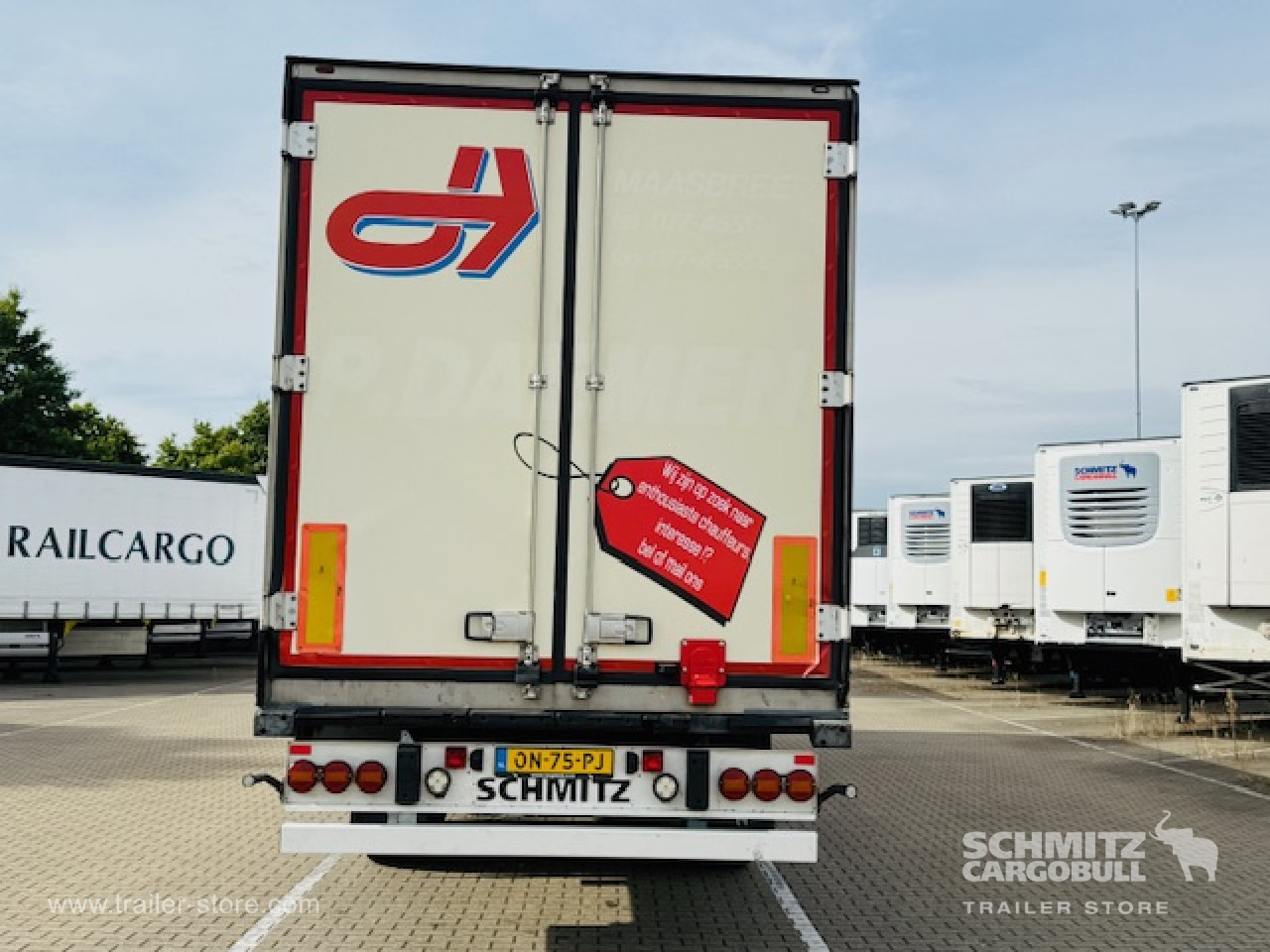 Isothermal semi-trailer SCHMITZ Oplegger Vries Multitemp: picture 8