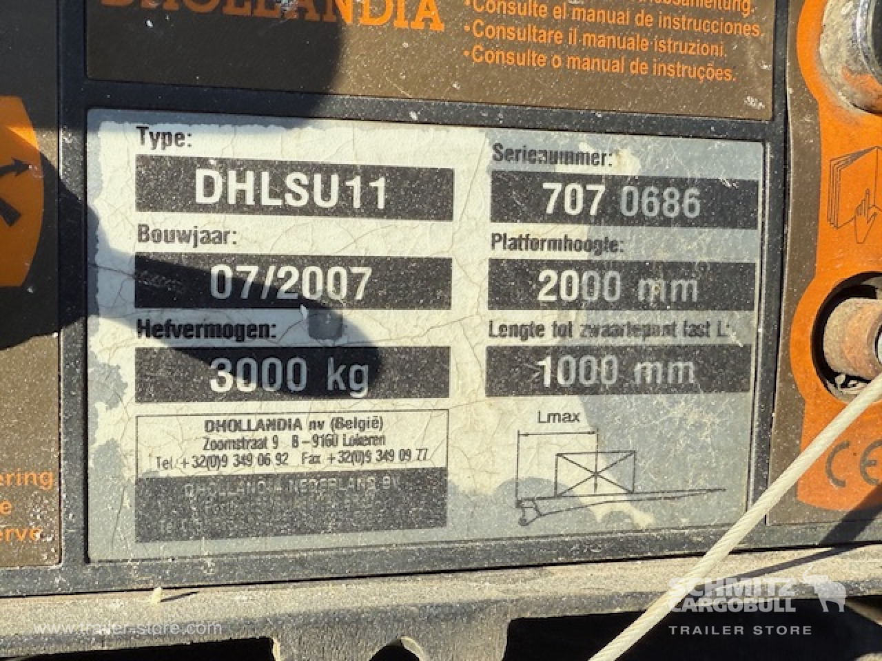 SCHMITZ Oplegger Vries Standard Taillift - Isothermal semi-trailer: picture 4 SCHMITZ Oplegger Vries Standard Taillift - Isothermal semi-trailer: picture 4