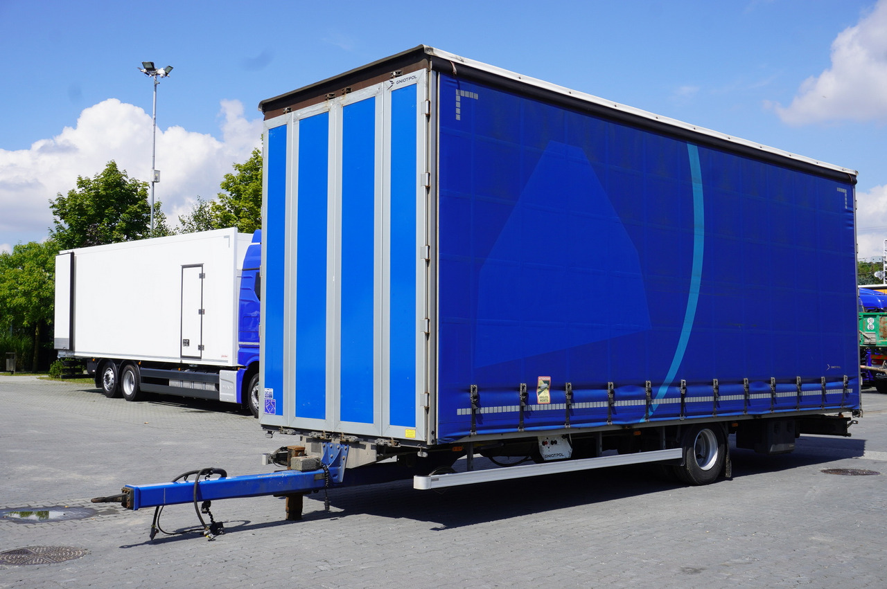 Gniotpol Tandem trailer / 10t / 2018 / 19 pallets - Curtainsider trailer: picture 1 Gniotpol Tandem trailer / 10t / 2018 / 19 pallets - Curtainsider trailer: picture 1