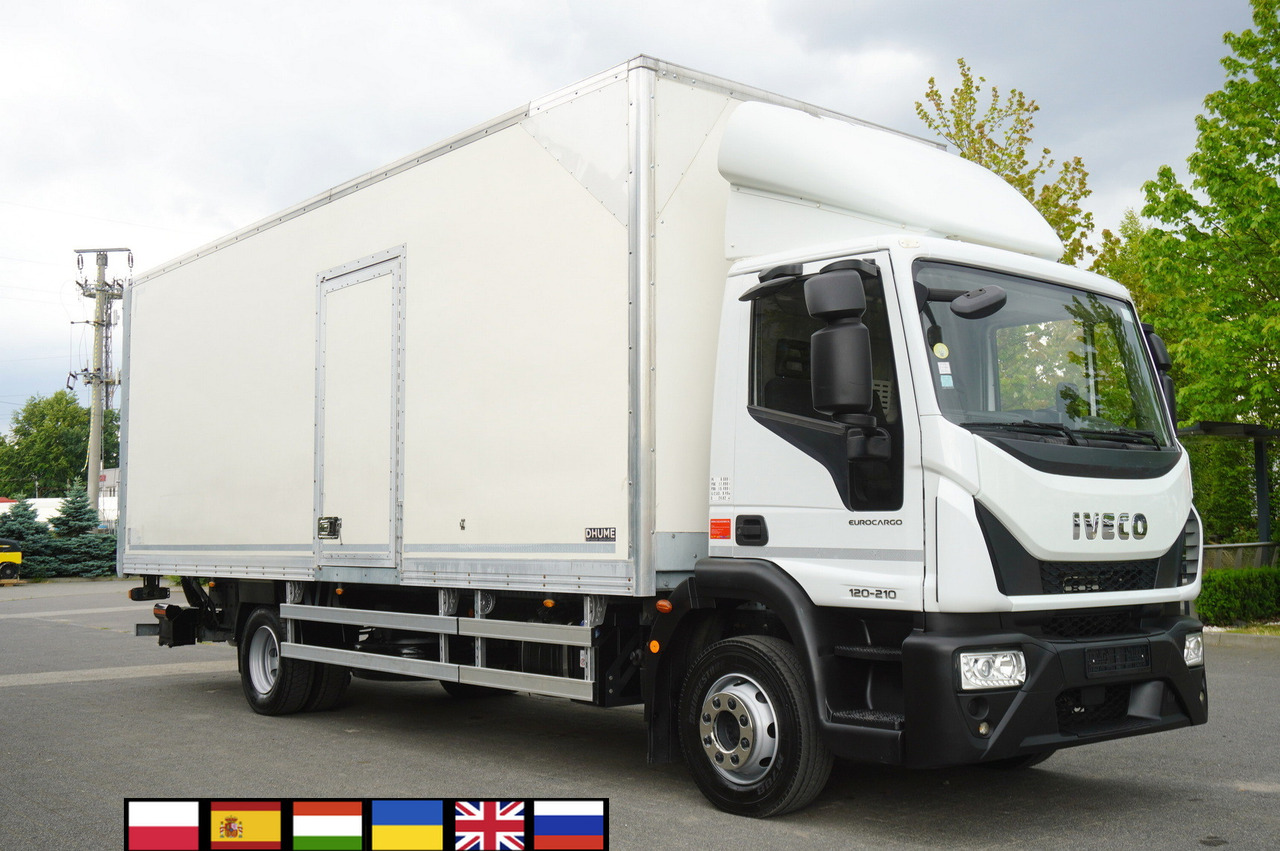 IVECO Eurocargo 12.210 / 18 EPAL box / 130 tho. km! / Dhollandia tail lift 1500 kg - Box truck: picture 1 IVECO Eurocargo 12.210 / 18 EPAL box / 130 tho. km! / Dhollandia tail lift 1500 kg - Box truck: picture 1