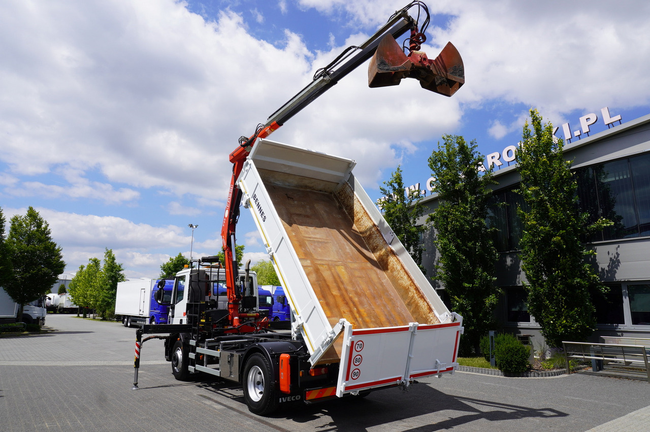 IVECO Eurocargo 160E22 EEV Dump truck / Bortmatic / Crane FASSI F95A.0.22 - Dropside/ Flatbed truck, Crane truck: picture 4 IVECO Eurocargo 160E22 EEV Dump truck / Bortmatic / Crane FASSI F95A.0.22 - Dropside/ Flatbed truck, Crane truck: picture 4