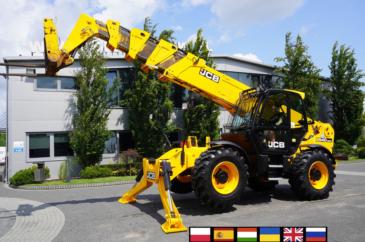 JCB 540-200 Telescopic Loader / 20 m reach / joystick - Telescopic wheel loader: picture 1 JCB 540-200 Telescopic Loader / 20 m reach / joystick - Telescopic wheel loader: picture 1