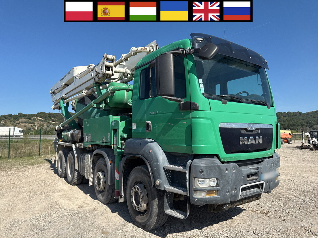 MAN TGS 35.480 8x4 Concrete Mixer Pump truck / Putzmeister M24-3 / 1600 MTH! - Concrete mixer truck: picture 1 MAN TGS 35.480 8x4 Concrete Mixer Pump truck / Putzmeister M24-3 / 1600 MTH! - Concrete mixer truck: picture 1