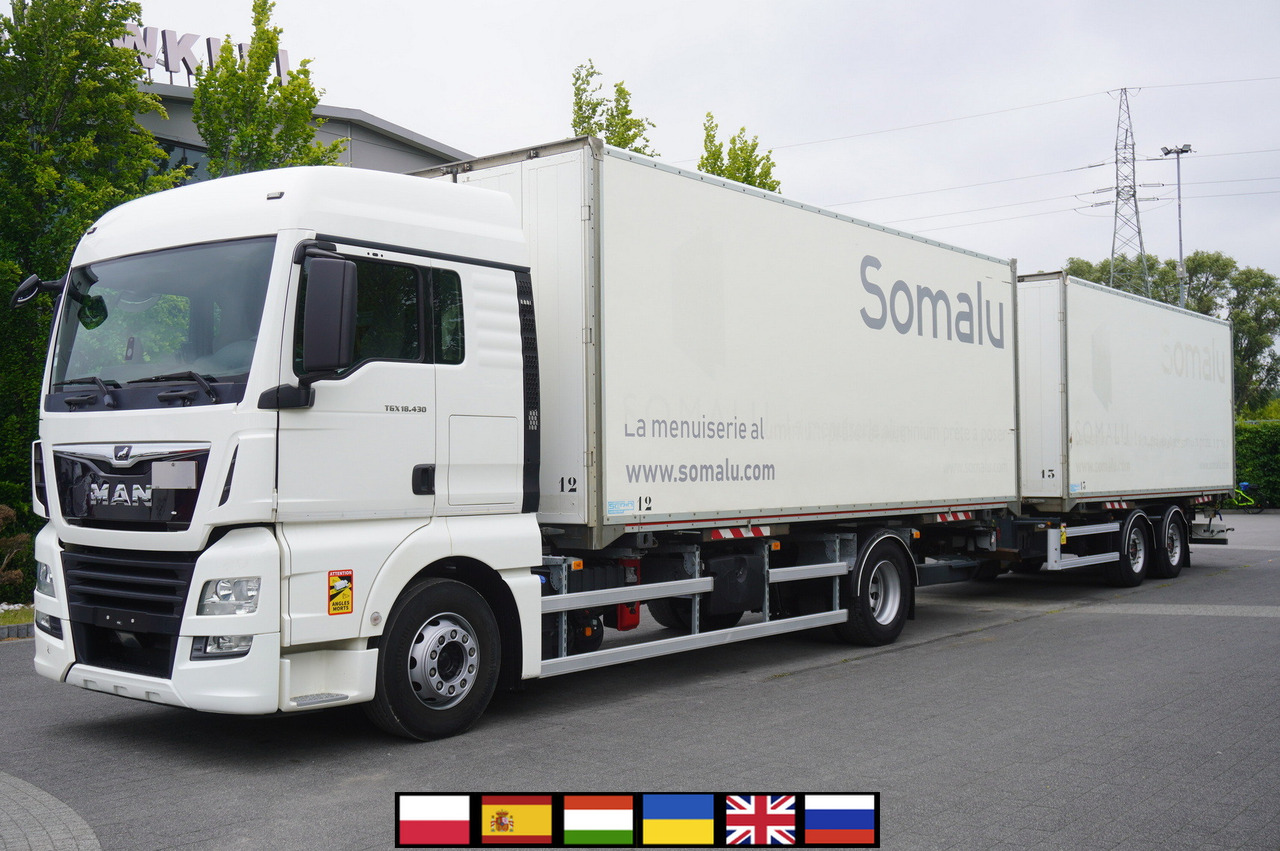 MAN TGX 18.430 / 18 EPAL box / Fruehauf 18 EPAL box trailer / 2021 - Box truck: picture 1 MAN TGX 18.430 / 18 EPAL box / Fruehauf 18 EPAL box trailer / 2021 - Box truck: picture 1