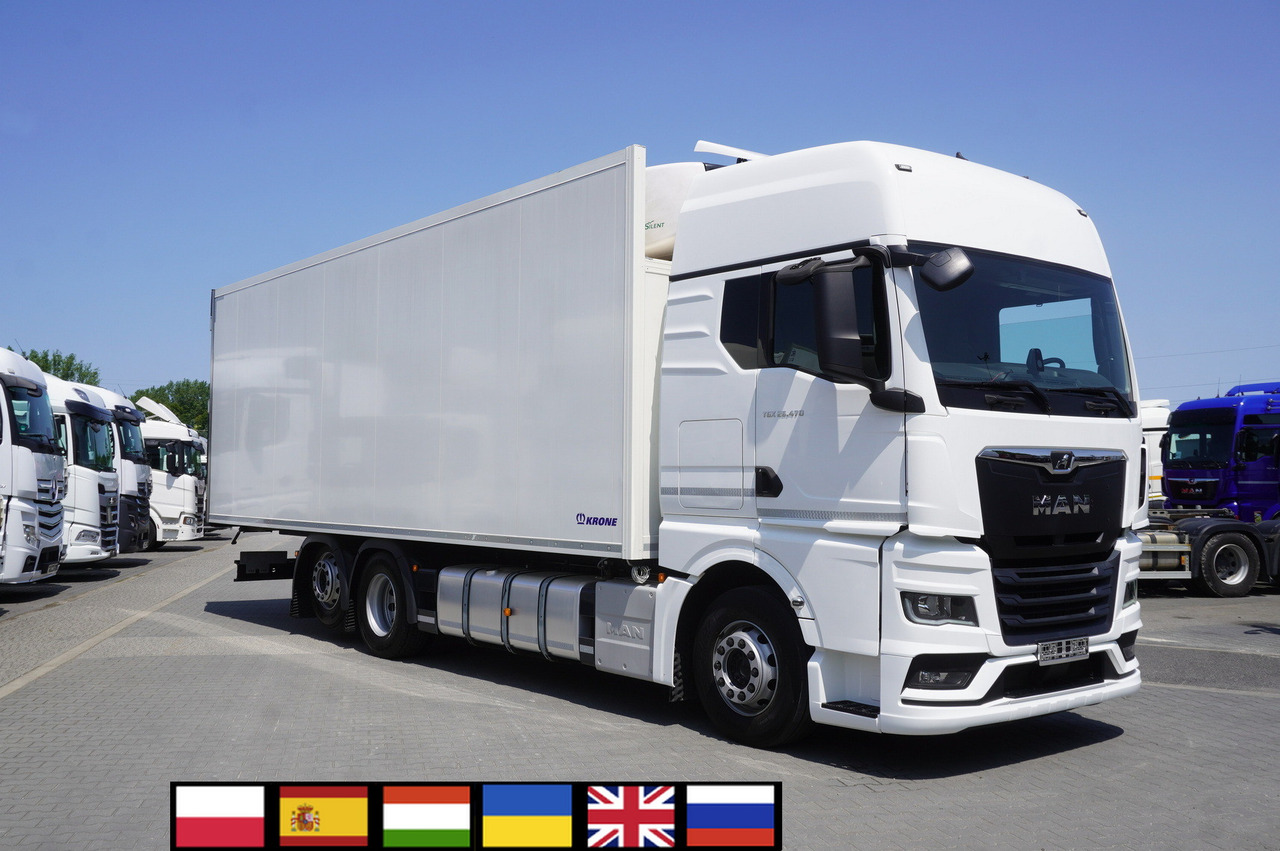 MAN TGX 26.470 / 2022 / Krone Refrigerator 40 EPAL Multitemp Dopplestock / Carrier Supra 950 MT - Refrigerator truck: picture 1 MAN TGX 26.470 / 2022 / Krone Refrigerator 40 EPAL Multitemp Dopplestock / Carrier Supra 950 MT - Refrigerator truck: picture 1