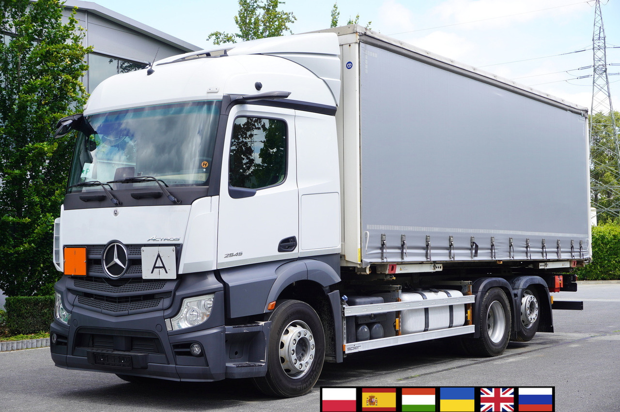 MERCEDES-BENZ Actros 2545 6×2 MP5 / ADR AT / Curtainsider 18 EPAL - Curtainsider truck: picture 1 MERCEDES-BENZ Actros 2545 6×2 MP5 / ADR AT / Curtainsider 18 EPAL - Curtainsider truck: picture 1
