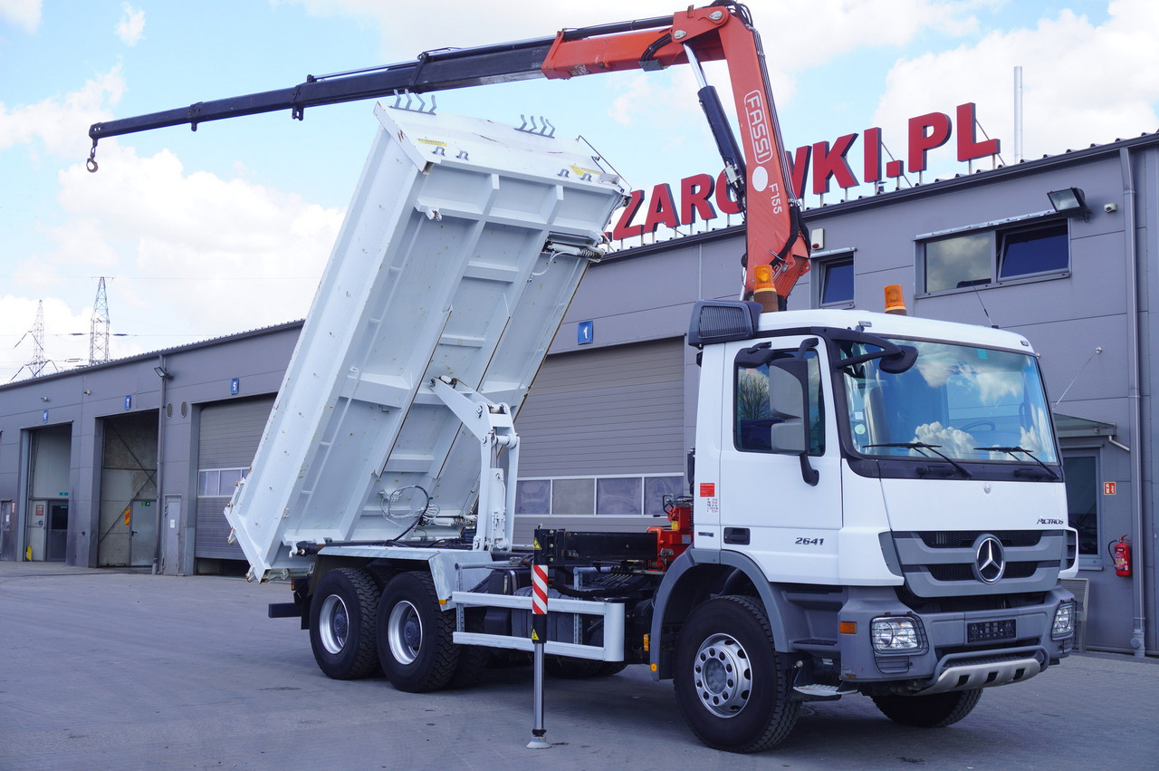 MERCEDES-BENZ Actros 2641 6×4 E5 / Crane / Dumper / 110000 km! - Mobile crane: picture 1 MERCEDES-BENZ Actros 2641 6×4 E5 / Crane / Dumper / 110000 km! - Mobile crane: picture 1