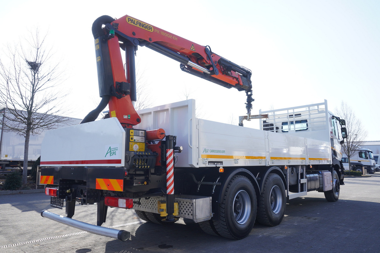 RENAULT C380 / 6x4 / HDS Palfinger PK 18002-EH 6000 kg - Dropside/ Flatbed truck, Crane truck: picture 4 RENAULT C380 / 6x4 / HDS Palfinger PK 18002-EH 6000 kg - Dropside/ Flatbed truck, Crane truck: picture 4