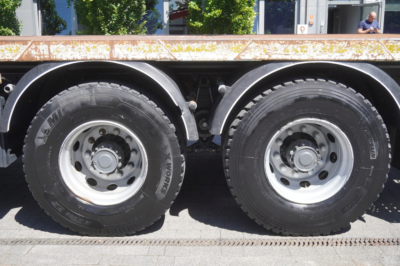 Dropside/ Flatbed truck, Crane truck RENAULT C380 Comfort 6x4 / Atlas 6.1 T crane / range 12.3 m: picture 9