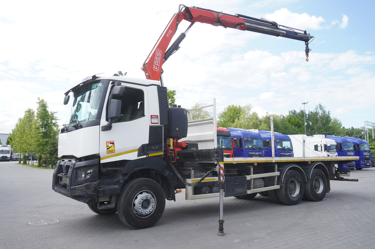 Crane truck RENAULT K380 6x4 / FASSI F175 crane 7.85 t / 120 thousand km!: picture 9