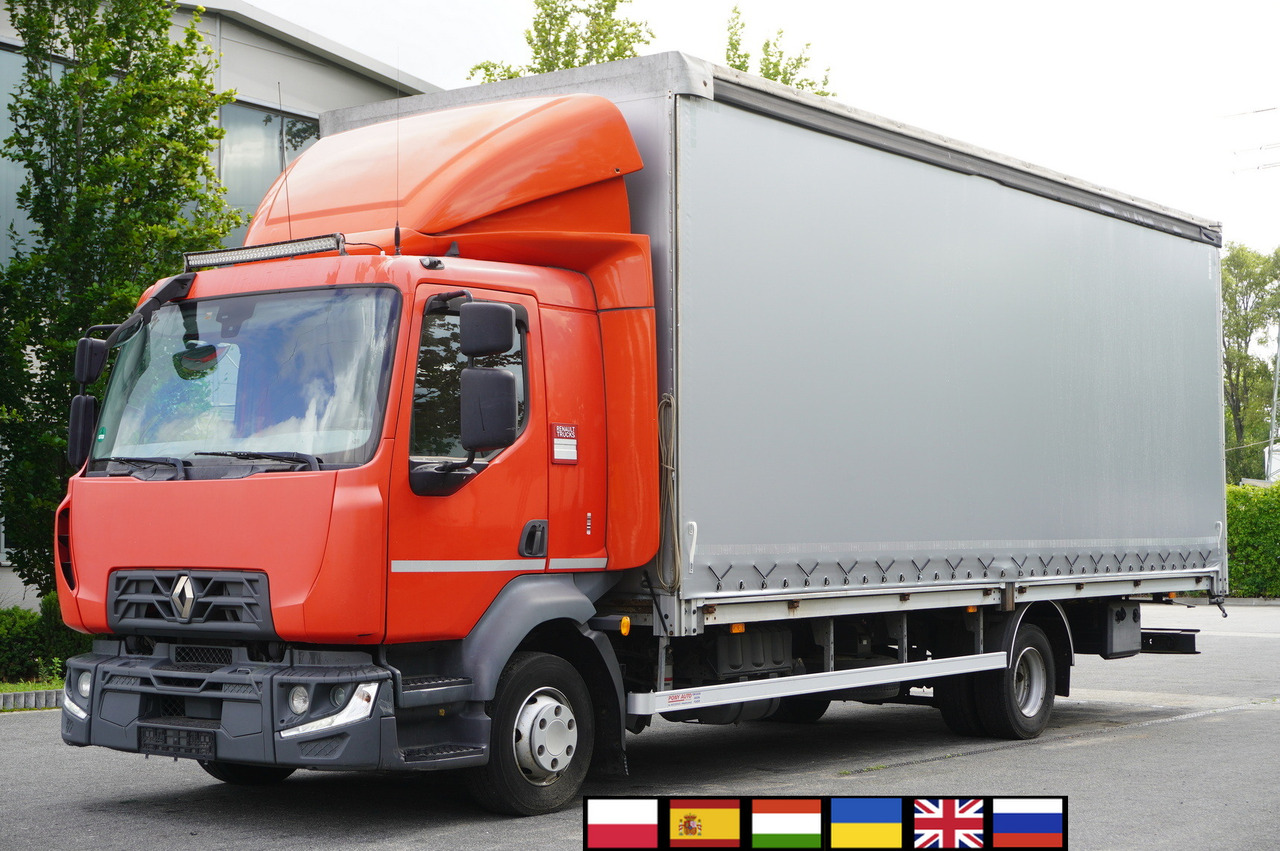RENAULT Midlum 12.245 / dropside / sleeper / 18 pallets - Curtainsider truck: picture 1 RENAULT Midlum 12.245 / dropside / sleeper / 18 pallets - Curtainsider truck: picture 1