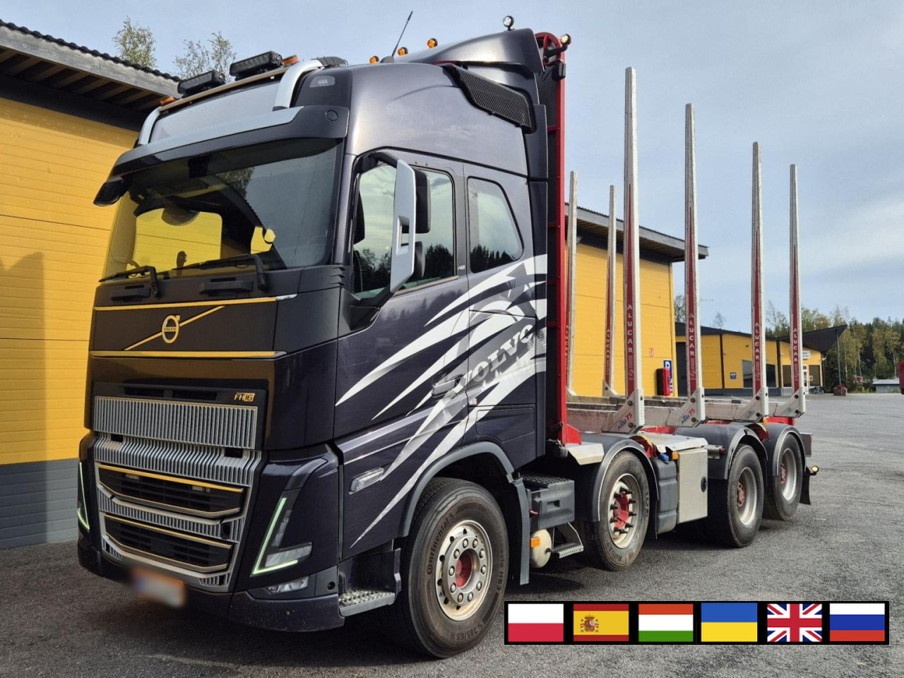VOLVO FH 750 8x4 / 2 lifted axles / timber truck - Timber truck: picture 1 VOLVO FH 750 8x4 / 2 lifted axles / timber truck - Timber truck: picture 1