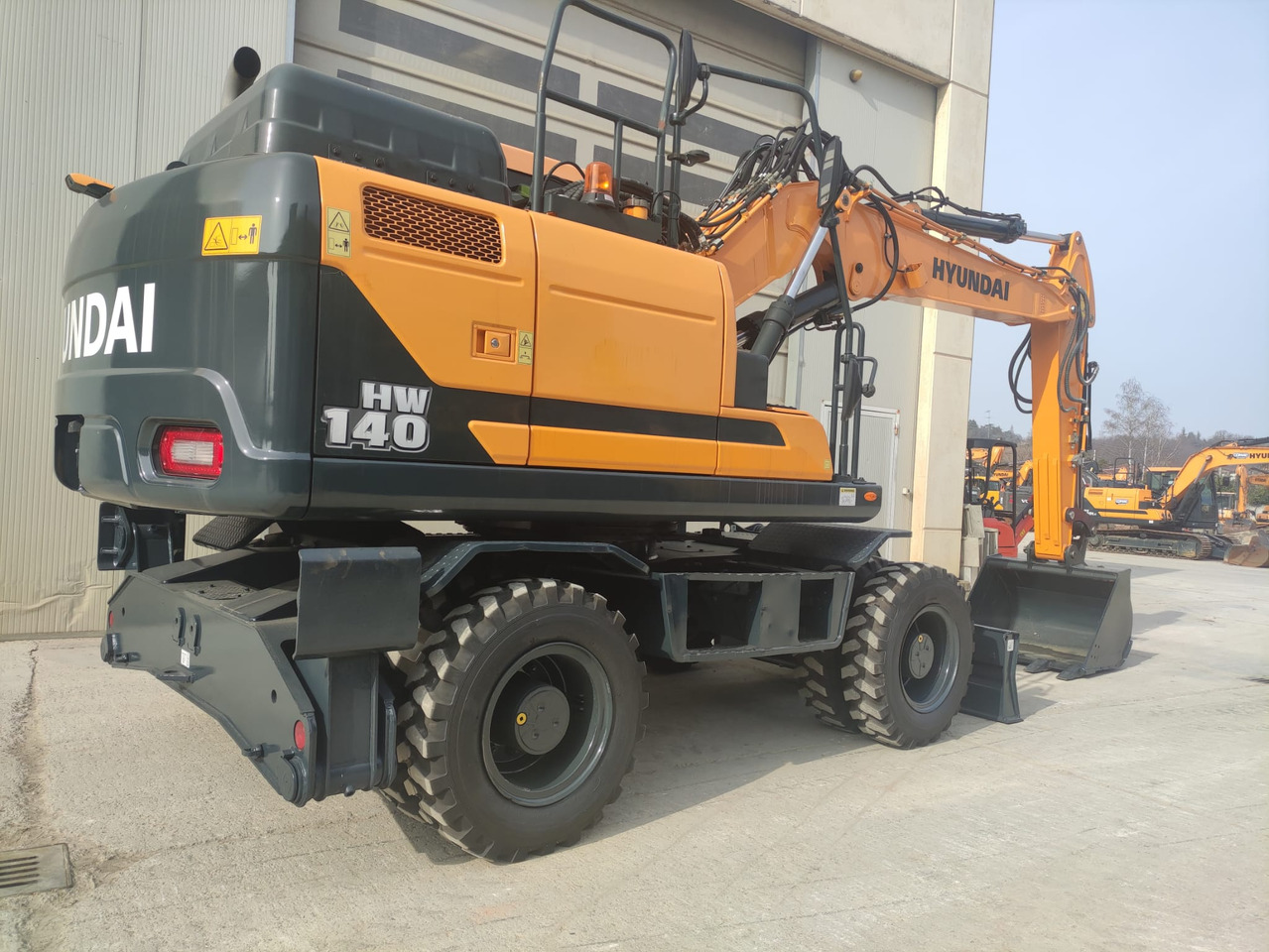 HYUNDAI HW140 - Wheel excavator: picture 2 HYUNDAI HW140 - Wheel excavator: picture 2