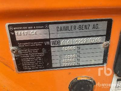 MERCEDES-BENZ 1417 CZ - Road sweeper: picture 5 MERCEDES-BENZ 1417 CZ - Road sweeper: picture 5