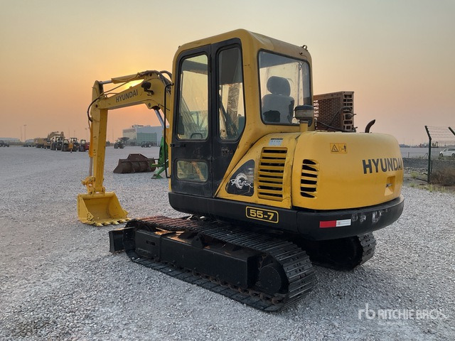 2010 Hyundai R55-7 Tracked Excavator - Crawler excavator: picture 2 2010 Hyundai R55-7 Tracked Excavator - Crawler excavator: picture 2