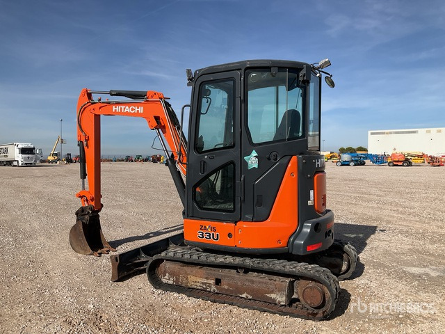 2016 Hitachi ZX33U-5 Mini Excavator: <6.6t - Mini excavator: picture 3 2016 Hitachi ZX33U-5 Mini Excavator: <6.6t - Mini excavator: picture 3