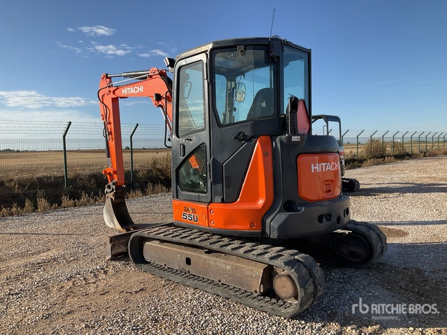 2016 Hitachi ZX55U-5 Mini Excavator: <6.6t - Mini excavator: picture 3 2016 Hitachi ZX55U-5 Mini Excavator: <6.6t - Mini excavator: picture 3