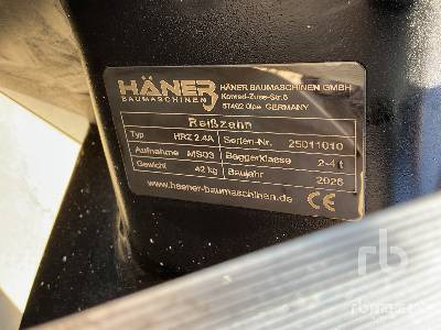 HAENER HRZ 2.4A (Unused) - Ripper: picture 5 HAENER HRZ 2.4A (Unused) - Ripper: picture 5