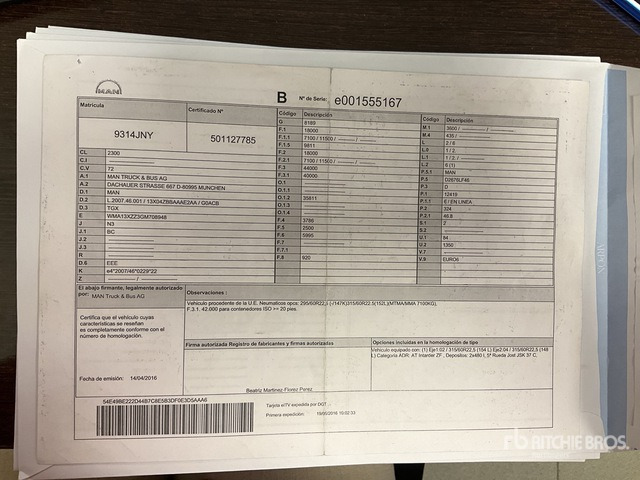 2016 MAN TGX18.440 4x2 S/A Sleeper Truck Tractor - Tractor unit: picture 3 2016 MAN TGX18.440 4x2 S/A Sleeper Truck Tractor - Tractor unit: picture 3