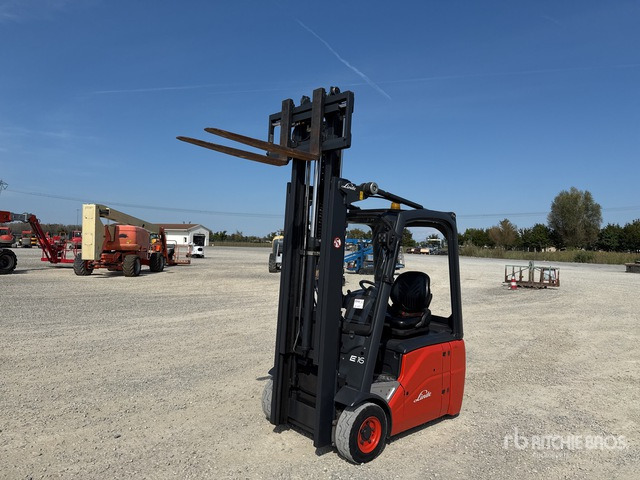 2014 Linde E16C-01 1600 kg Electric Forklift - Electric forklift: picture 1 2014 Linde E16C-01 1600 kg Electric Forklift - Electric forklift: picture 1