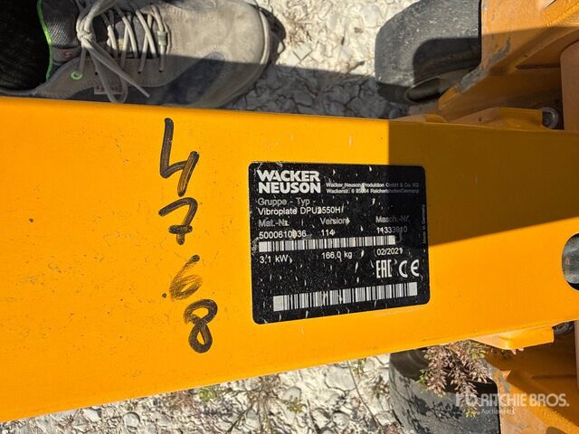 2021 Wacker DPU 2550H Vibratory Plate Compactor - Vibratory plate: picture 5 2021 Wacker DPU 2550H Vibratory Plate Compactor - Vibratory plate: picture 5