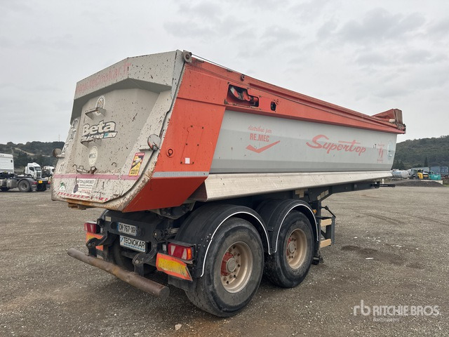 2012 Teknocar T2P T/A Semi-Remorque Benne 2 Essieux End Dump Trailer - Tipper trailer: picture 3 2012 Teknocar T2P T/A Semi-Remorque Benne 2 Essieux End Dump Trailer - Tipper trailer: picture 3