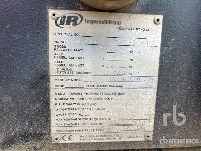 INGERSOLL RAND 1090P/41 Mobile Compresseur A Air - Air compressor: picture 5 INGERSOLL RAND 1090P/41 Mobile Compresseur A Air - Air compressor: picture 5
