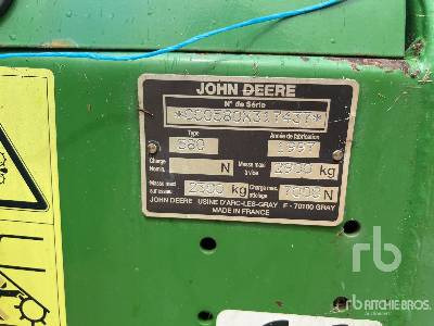 JOHN DEERE 580 Presse A Balles Rondes - Round baler: picture 5 JOHN DEERE 580 Presse A Balles Rondes - Round baler: picture 5