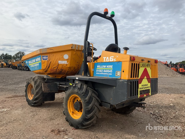 2015 Terex TA6S 6 ton 4x4 Swivel Dumper - Dumper: picture 3 2015 Terex TA6S 6 ton 4x4 Swivel Dumper - Dumper: picture 3