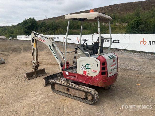 2017 Takeuchi TB216 Mini Excavator: <6.6t - Mini excavator: picture 4 2017 Takeuchi TB216 Mini Excavator: <6.6t - Mini excavator: picture 4