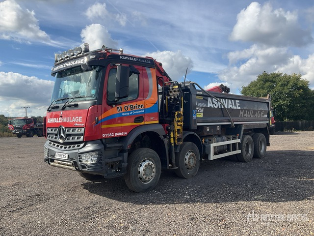 2018 Mercedes-Benz Arocs 8x4 Dump Truck with Crane - Tipper: picture 3 2018 Mercedes-Benz Arocs 8x4 Dump Truck with Crane - Tipper: picture 3