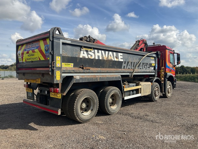 2018 Mercedes-Benz Arocs 8x4 Dump Truck with Crane - Tipper: picture 5 2018 Mercedes-Benz Arocs 8x4 Dump Truck with Crane - Tipper: picture 5