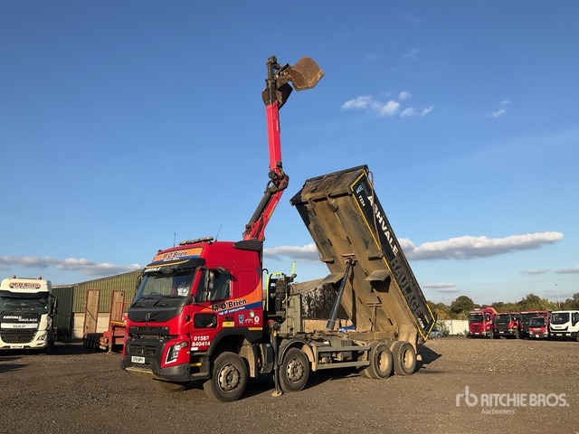 2018 Volvo FMX 8x4 Twin-Steer Sleeper Dump Truck with Crane - Tipper: picture 1 2018 Volvo FMX 8x4 Twin-Steer Sleeper Dump Truck with Crane - Tipper: picture 1