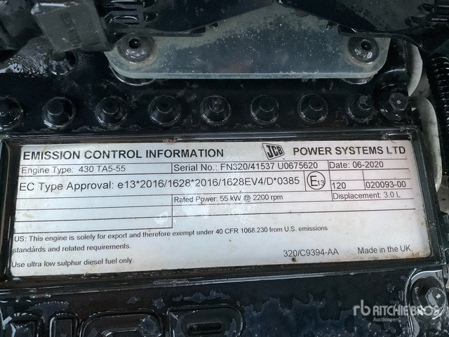 2020 JCB 540-170 Telehandler - Telescopic handler: picture 5 2020 JCB 540-170 Telehandler - Telescopic handler: picture 5